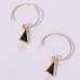 Black Triangle Earring