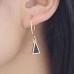 Black Triangle Earring