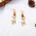 Golden Deer Earring