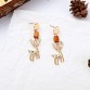 Golden Deer Earring